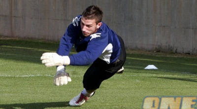 בוריס קליימן מתאמן לקראת המשחק מול ק&qout;ש (דור בלך)