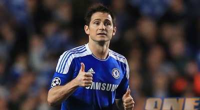 פרנק למפארד חוגג את שער היתרון (GettyImages)