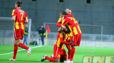 שחקני אשדוד חוגגים (יניב גונן)