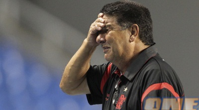 ז´ואל סאנטנה, מאמן פלמנגו, לא מאמין שזה קורה לו (רויטרס)