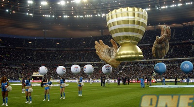 מארסיי נגד ליון בגמר הגביע (רויטרס)