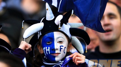 אוהד טוטנהאם צעיר בוומבלי (GettyImages) אוהד טוטנהאם צעיר בוומבלי (GettyImages)