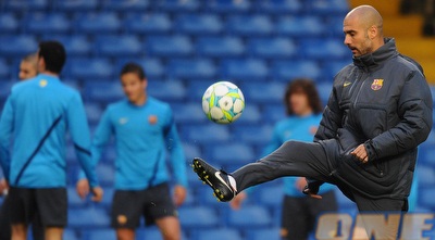 פפ גוארדיולה באימון (GettyImages) פפ גוארדיולה באימון (GettyImages)