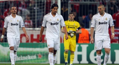 שחקני ריאל מאוכזבים לאחר השער (GettyImages)