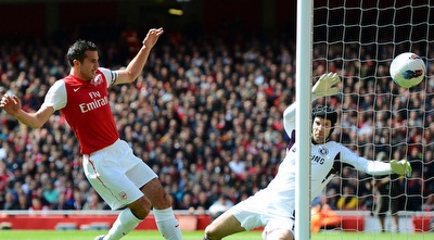 רובין ואן פרסי, מול צ´ך. יפגוש את צ´לסי במחזור השישי או ה-13? (GettyImages)