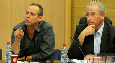 יוסי נשרי ואיציק רוכברגר (משה חרמון)