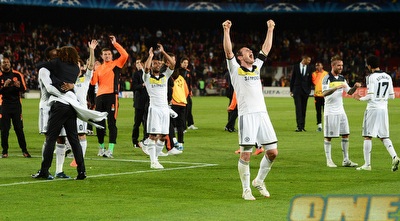 למפארד והחברים ברגע בלתי נשכח. &qout; (GettyImages)