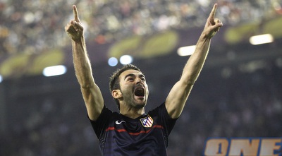 אדריאן לופס בטירוף. גם אתלטיקו בגמר (רויטרס)