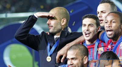 פפ גוארדיולה. הצליח כנגד כל הציפיות המוקדמות (רויטרס)