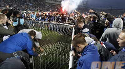 אוהדי זניט. במועדון לא מגיבים לדברים (רויטרס)