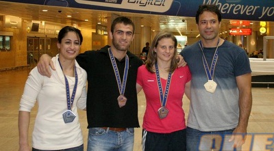 אריק זאבי, אליס שלזינגר, סוסו פלאלשווילי וירדן ג´רבי (חגי ניזרי)