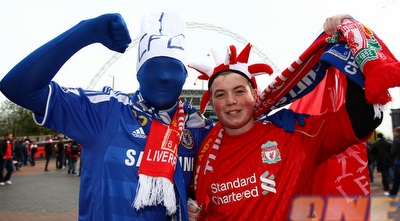 אוהדי צ´לסי וליברפול (GettyImages)