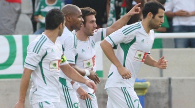 שפונגין וחבריו באומוניה. יקבל עוד שחקן לליגה הקפריסאית? (רויטרס)