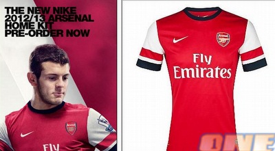 תלבושת ארסנל לעונת 2012-13 ו-14