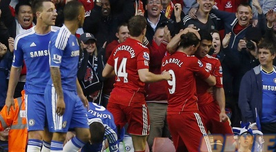 ליברפול חוגגת על חשבון צ´לסי (רויטרס)