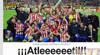 אתלטיקו היא האלופה אתלטיקו היא האלופה
