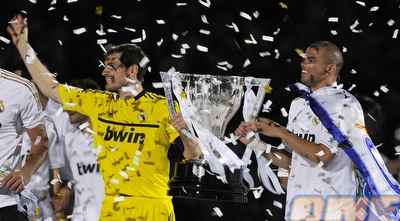 קסיאס ופפה בחגיגות האליפות (רויטרס)