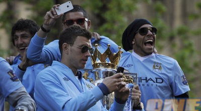 שחקני מנצ´סטר סיטי (רויטרס)