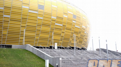 האצטדיון בגדנסק מבחוץ (ליאור טימור)