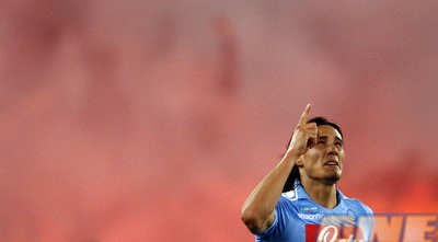 קבאני חוגג על רקע האבוקות (GettyImages)