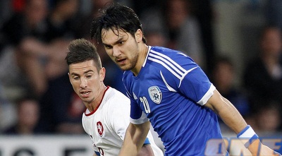 שמואל שיימן מול מילאן פטראצלה. המגן נפצע (רויטרס)