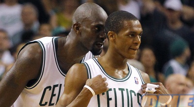 קווין גארנט ורונדו. מתלחששים על התוכנית לעצור את לברון? (רויטרס) קווין גארנט ורונדו. מתלחששים על התוכנית לעצור את לברון? (רויטרס)