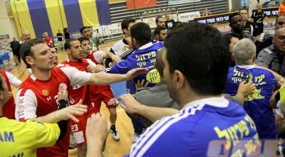 המהומה בסיום הדרבי (יניב גונן)