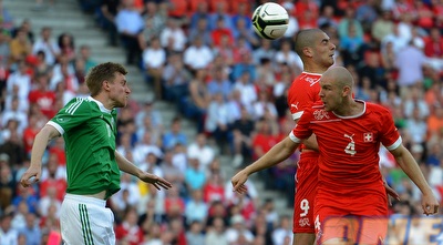 פר מרטסאקר מול שווייץ. הופעה פשוט מביכה (GettyImages) פר מרטסאקר מול שווייץ. הופעה פשוט מביכה (GettyImages)