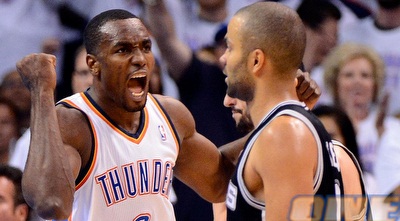 איבאקה חוגג בפרצוף של פארקר (GettyImages)