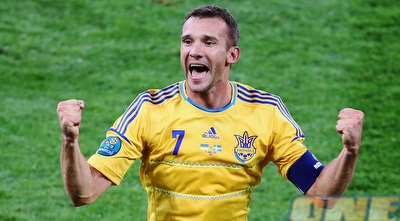 אנדריי שבצ´נקו חוגג ביורו האחרון (GettyImages)