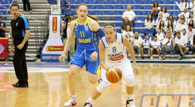 שי דורון מול אלינה יוגופובה. הנבחרת רוצה דאבל (משה חרמון)