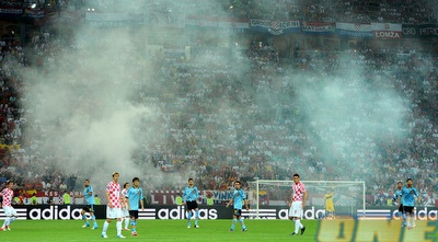 העשן בגדנסק (GettyImages)