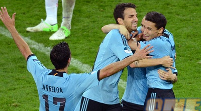 נבאס חוגג עם ססק וארבלואה (GettyImages)