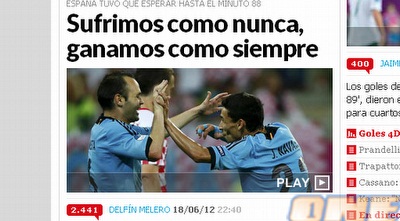 &qout;בחיים לא סבלנו כך לפני שניצחו כמו שתמיד אנחנו עושים&qout; (צילום מסך: מארקה)