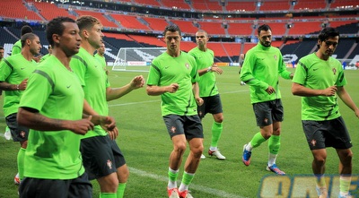 רונאלדו, נאני, אלמיידה ופפה מתכוננים לספרד (יוסי ציפקיס)