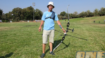 גיא מצקין במהלך התחרות. &qout;לא מחפש להתנגח&qout; (שי לוי)