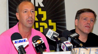 אראל סגל ושמוליק לוי (משה חרמון)