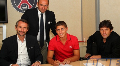 מרקו וראטי חותם בפאריס סן ז´רמן (האתר הרשמי) (ONE)