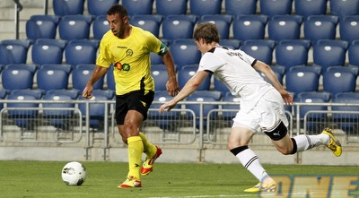 סבע. כבש שער ראשון במסגרת רשמית לזכות נתניה (יוסי ציפקיס)