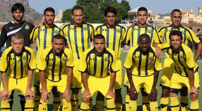 הרכב מכבי תל אביב במחצית הראשונה (האתר הרשמי)