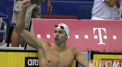 טומרקין. הישג השיא בבריכה (רויטרס)