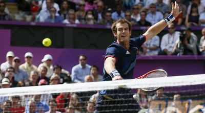 אנדי מארי בפעולה. הקהל מאחוריו בטירוף (רויטרס) אנדי מארי בפעולה. הקהל מאחוריו בטירוף (רויטרס)