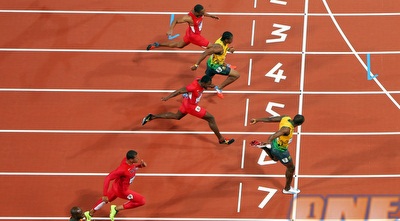 בולט חולף על פני הקו הרבה לפני כל השאר (GettyImages)