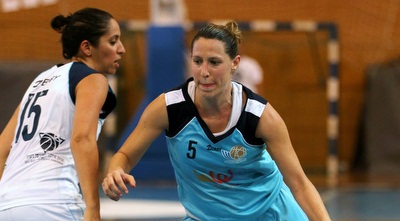 נטלי לוי ורוני בן נון (ספי מגריזו, איגוד הכדורסל) (ONE)