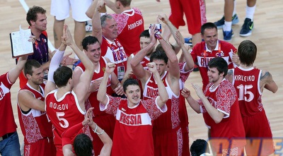 שחקני רוסיה חוגגים (GettyImages) שחקני רוסיה חוגגים (GettyImages)