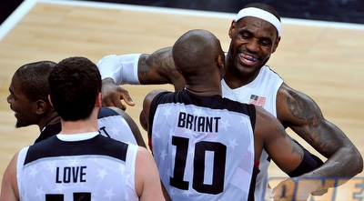 קובי בראיינט ולברון ג´יימס (GettyImages) קובי בראיינט ולברון ג´יימס (GettyImages)