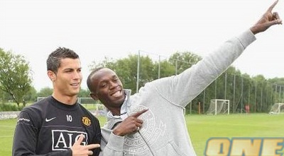 בולט וכריסטיאנו רונאלדו בימים יפים יותר בולט וכריסטיאנו רונאלדו בימים יפים יותר