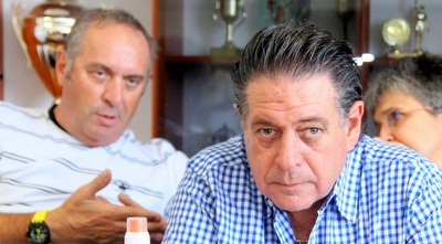 צביקה שרף ושאול אייזנברג (יניב גונן)