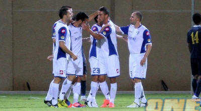 שחקני ק&qout;ש חוגגים (יניב גונן)