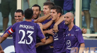 שחקני פיורנטינה. נעצרו בטורינו (GettyImages)